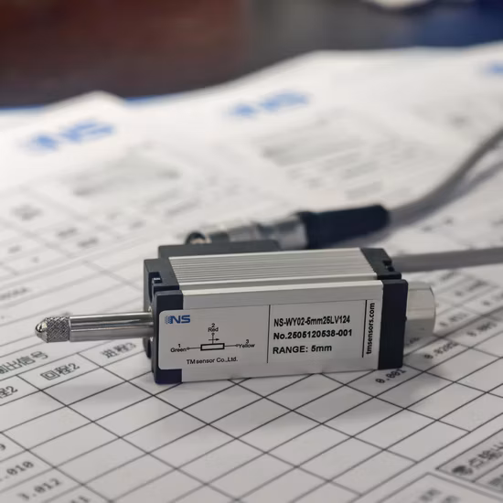 Lvdt réinitialisant le capteur de déplacement différentiel pour la mesure de distance