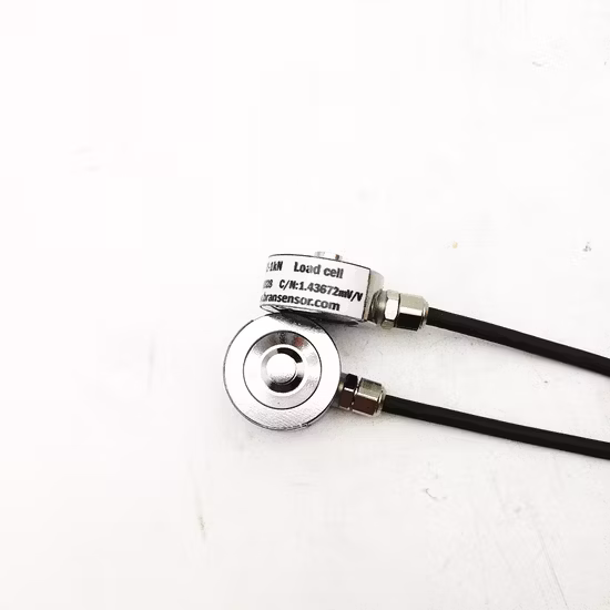 Capteur de force de pesage de compression de tension 50n 500n 5kn 10kn de cellule de charge de crêpe ronde (B102)